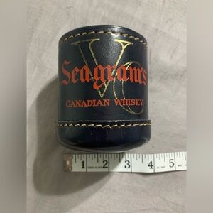 Vintage Seagrams Canadian Whiskey Dice Cup Holder